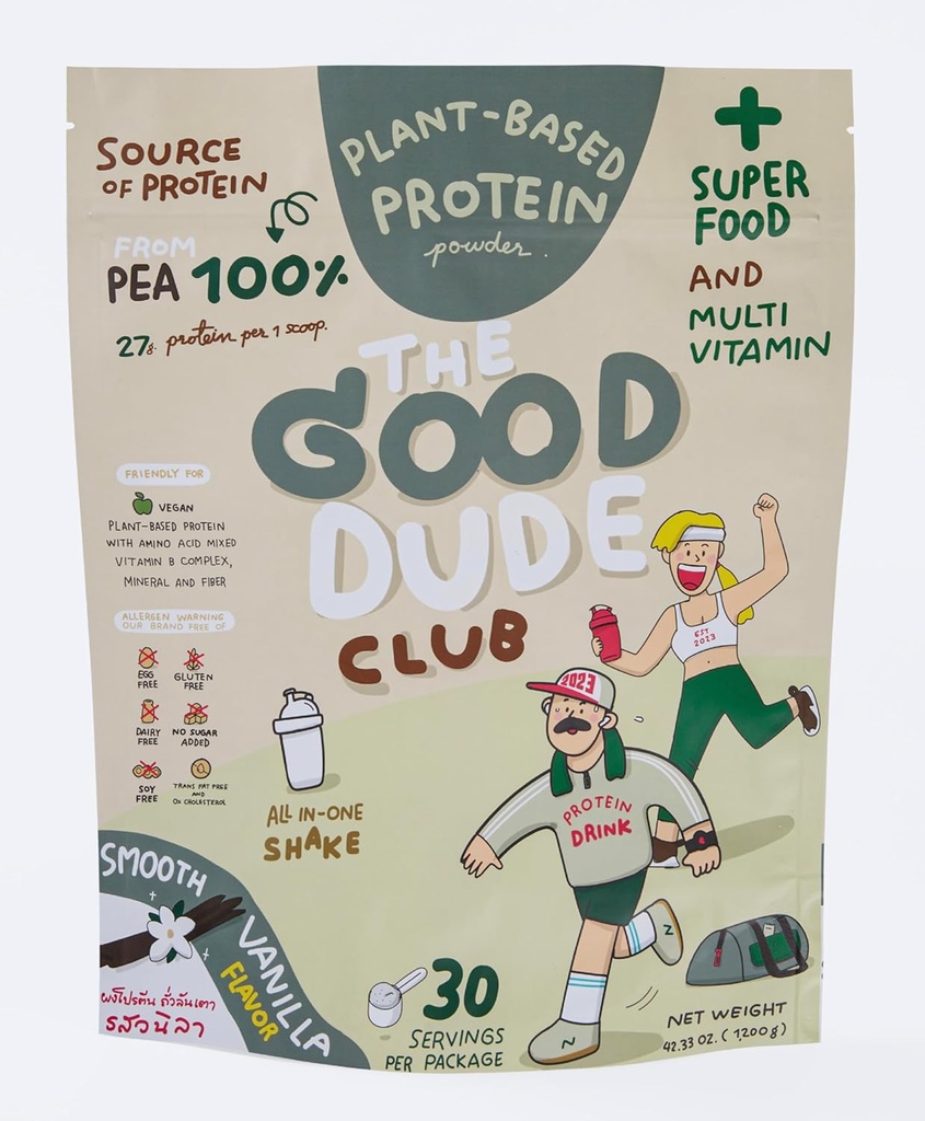 Premium Pea Protein Powder, Tanaman Berdasarkan BCAAs, Mudah untuk Digest 124; Vitamin & Minemins 124; Gluten & Dairy Free 124; Tidak ada Sugar Added 124; Vegan Friendly (Vanilla), 1200g