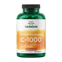Swanson Timed- Release Vitamin C dengan Rose HIPS Immune System Dukung Skin Cardiovascular Health Antioksidant Supplemen 1000 mg 250 tablet