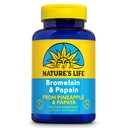 Nature 's Life Bromelain & Papain 124; Proteolytic Enzymes for Digetical Support & Comfort 124; dari Pineapple & Papaya 124g Ea 124; 100 Vegetarian Capsules