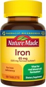 Nature Made Iron 65 mg (325 mg Ferrous Sulfate) Dietary Suplement for Red Blood Cell Support 180 Tablet (Paket 1)?