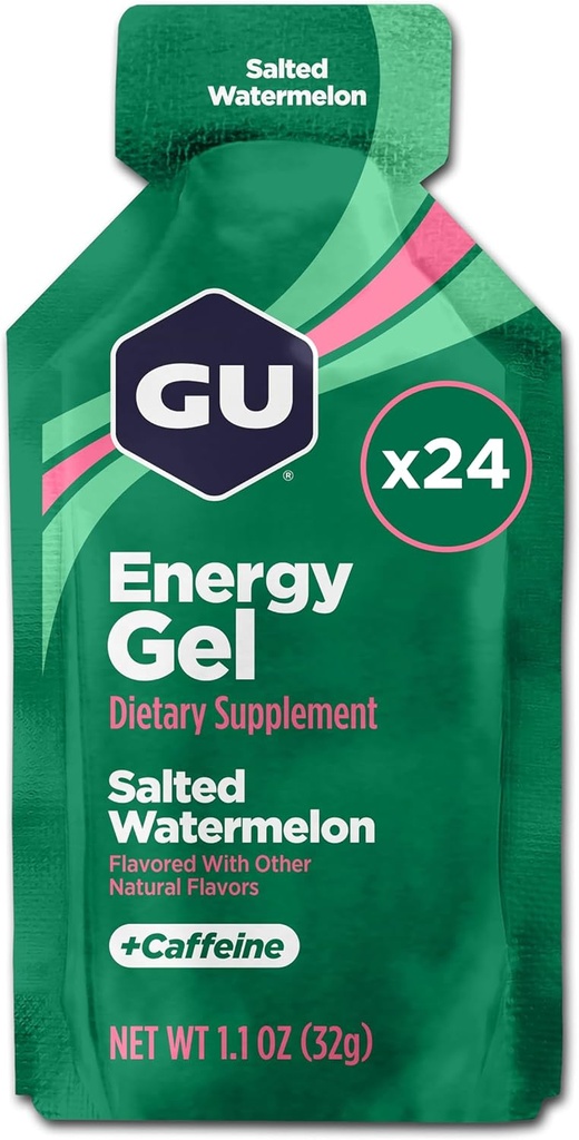 Energi Gel Olahraga Gel Energi Salted, 26.4 Oz, 24 Count