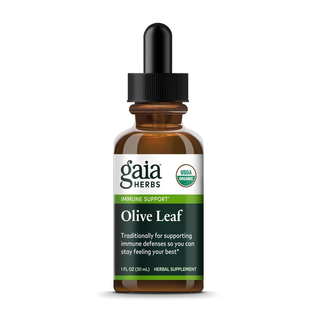 Gaia Herbs Olive Leaf 1 Fl Oz, Cair Extract