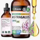 BIO KRAUTER Astragallus Tincture - Astragalus Root Extragales for Imune Support - Alkohol dan Gula Free - Absorpsi Tinggi - Vegan Drops 4 Fl.Oz.