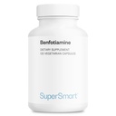 Super pintar - Benfotiamine 320mg per hari (Potensi Tinggi) - Bioavailable Thiamine - Vitamin B1 Benfotiamine Suplemen 128-GMO & Gluten Bebas - 120 Vegetarian Capsules