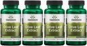 Swanson Olive Leaf Extract Capsules dengan 20% Oleuropein - (60 Capsules, 750mg Setiap) 4 Pack