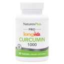 NaturesPlus PRO Longvida Curcumin 1000 mg - 30 Tablet - Promotes Free Radical Protection - Non-GMO, Vegan & Gluten Free - 30 Hamba