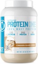 NutraOne ProtinOne Whey Protein Recovery dan Build Muscle dengan bubuk Shake Protein untuk Pria & Women (Cinnamon Square Cereal- 2 Ibs).