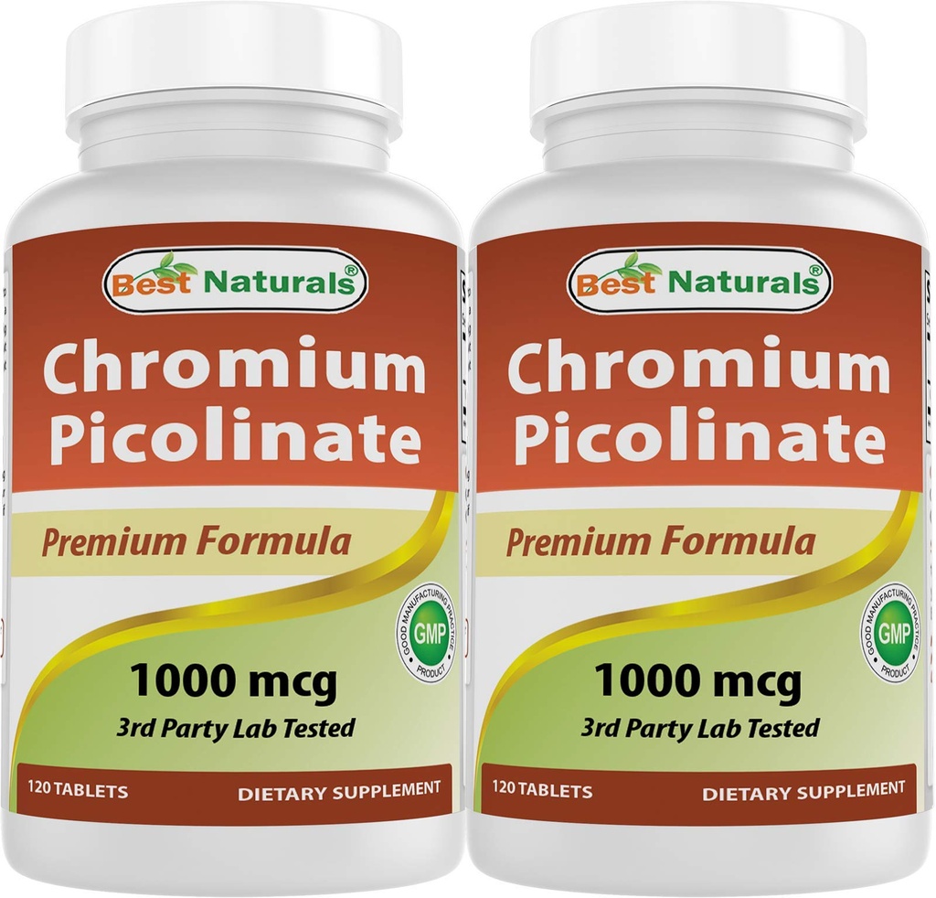 Kromium Terbaik Chromium Picolinate 1000 mcg 120 Tablet (Paket 2)