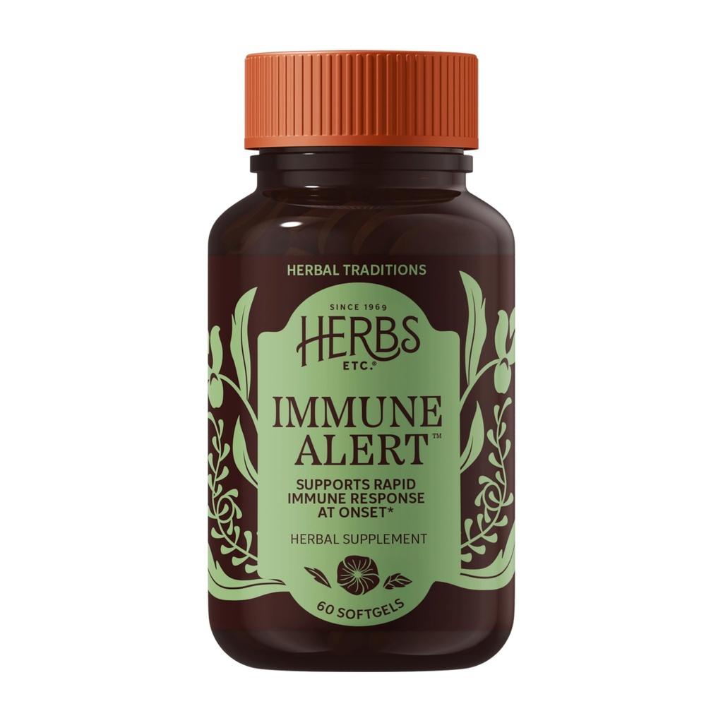 Herbs Etc Peringatan Kebal 60 Car Softgels
