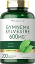 Carlyle Gymnema Sylvestre Capsules 124; 600mg 124; 200 Count 124; Non- GMO dan Gluten Free Suplemen