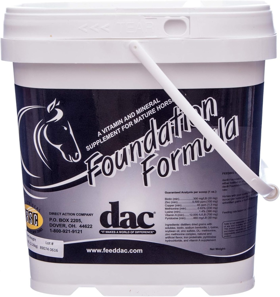 DAC Foundation Formula 5 lb Hoof dan Suplemen Rambut