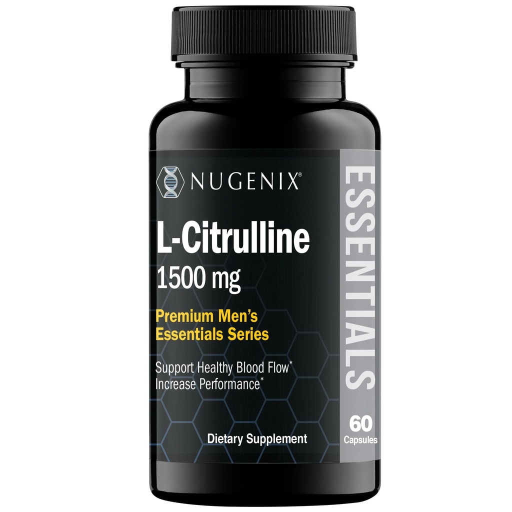 Nuclex Essentials L- Citrulline Tambahan untuk Enhanced Blood Flow dan Performance - 1500 mg, 60 Kapsul