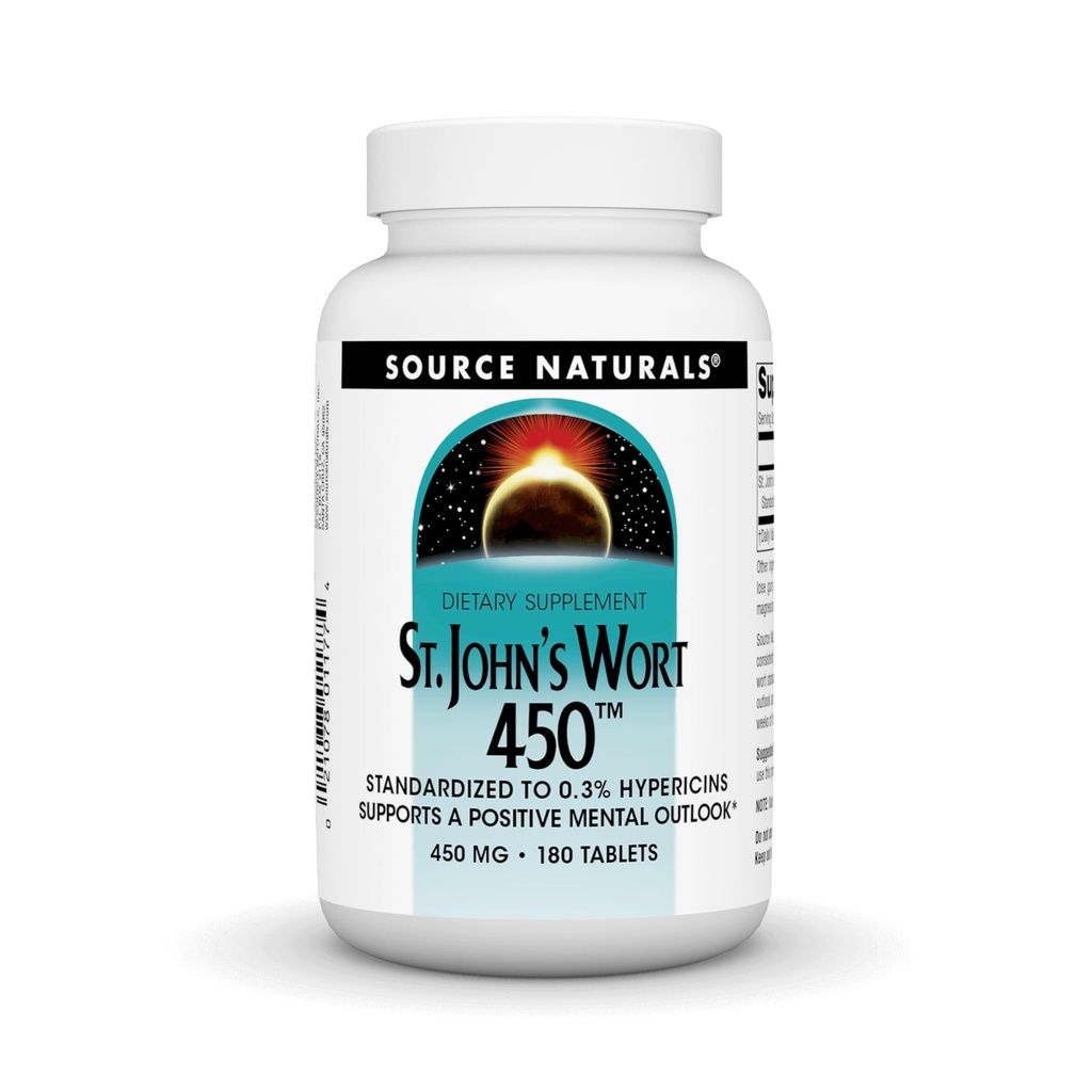 Sumber: St John 's Welt 450 mg Menyediakan Outlook Positif Mental - 180 Tablet