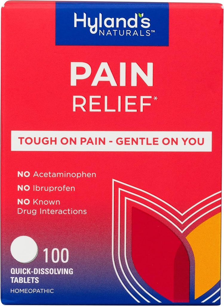 Relief Sakit Alam Hyland untuk Neck Back Shoulder Muscle dan Gabungan Tablet, 100 Cacah