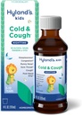 Hyland 's Kids Cold and Cough, Nighttime Cough Syrough Medicine for Kids Ages 2 and up, Decongestant, Sore Throat relief and SleepIess, Relief of Common Cold Sympitics, 4 Fl Oz