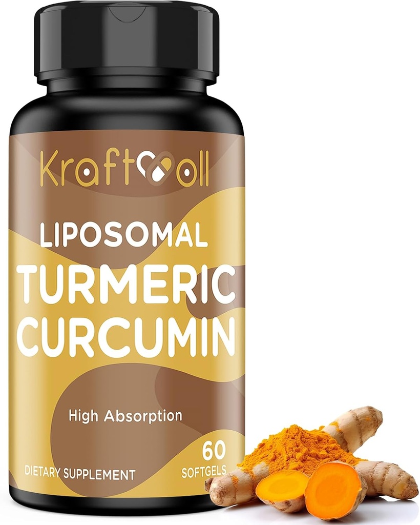 Lipomal Curcumin Turmeric Tambahan 60 Softgels