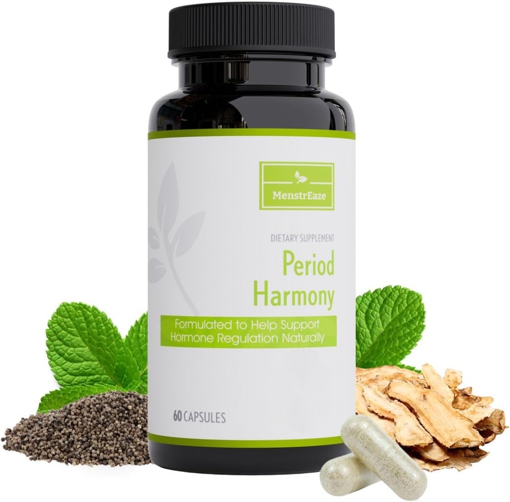 Keseimbangan Hormone bagi Perempuan, Dukungan Perempuan, Dukungan Menopause & PMS, dengan Cohosh Hitam, Vitex Berry & Dong Quai - 30 Serves