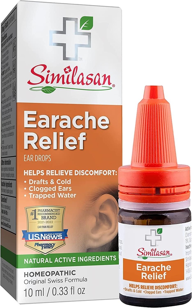 Irilasan Earache Relief Ear Drops 10 mL (2 pack)