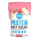 Porsi Master CFM Whiy Isolate Protein Powder, 2 LB, 23g Low Carb, Low Fat, Cold- Processed, Fast Absorbing, Muscle Growth & Recovery Dupport (Strawberry & Cream)