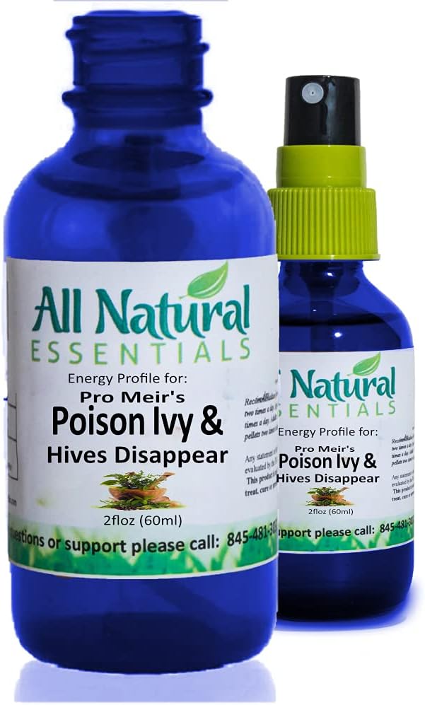 Semua Ivy Poison Natural Hives Menghilang Pro Meir 's 2oz Homepatic Poison Ivy Hives Homepathy Suplemen Poison Ivy Children Women Kosher