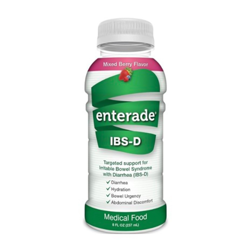 engade IBS-D Beverage for IBS Relief of Symptoms from Irritable Bowel Syndrome with Diare (IBS-D), Mixed Berry (12 Botol, 8oz Masing-masing)