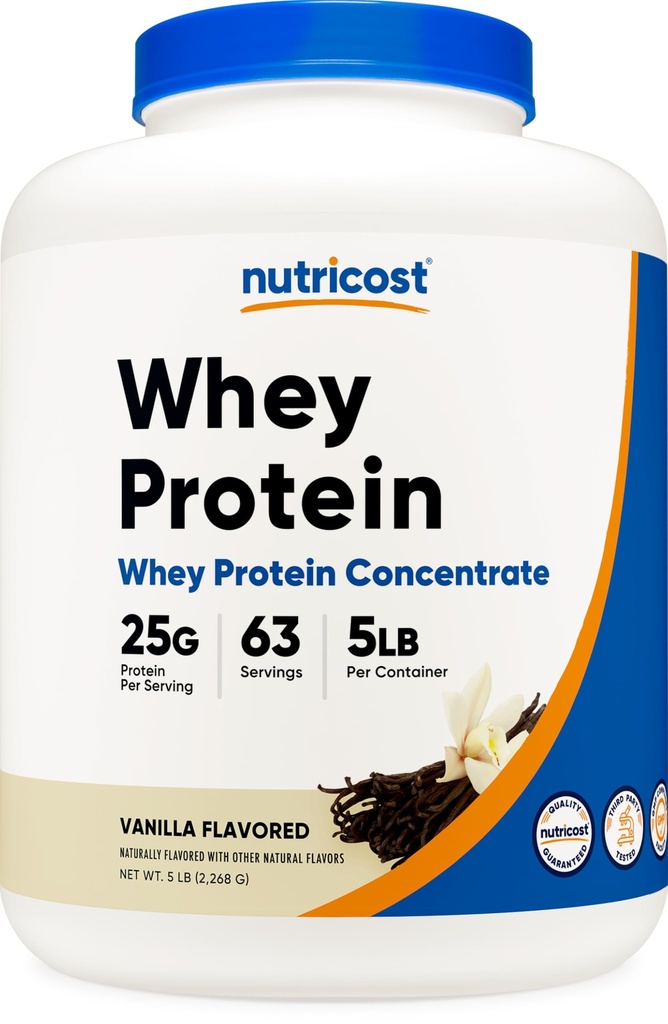 Towder Whey Protein, Vanilla, 5 pound - Konsentrat Whey Protein