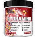 Evolution Nutrection Hydramino Complete Hydration Multiplier, All 6 Electrolytes, Vitamin C & B, Fluid Boosting Aminos, Coconut Water, Endurance, Recovery, Antioksidants, 30 Serve, Fruit Punch