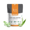 Hanya Jaivik 100% Powder Organic Aloe Vera - 227g / 0.5 LB USDA Sertifikasi (Aloe Barbadensis)