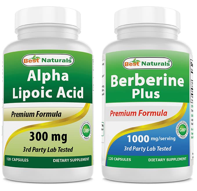 Best Acials Alpha Lipoic Acid 300 mg & Berberine Plus 1000 mg