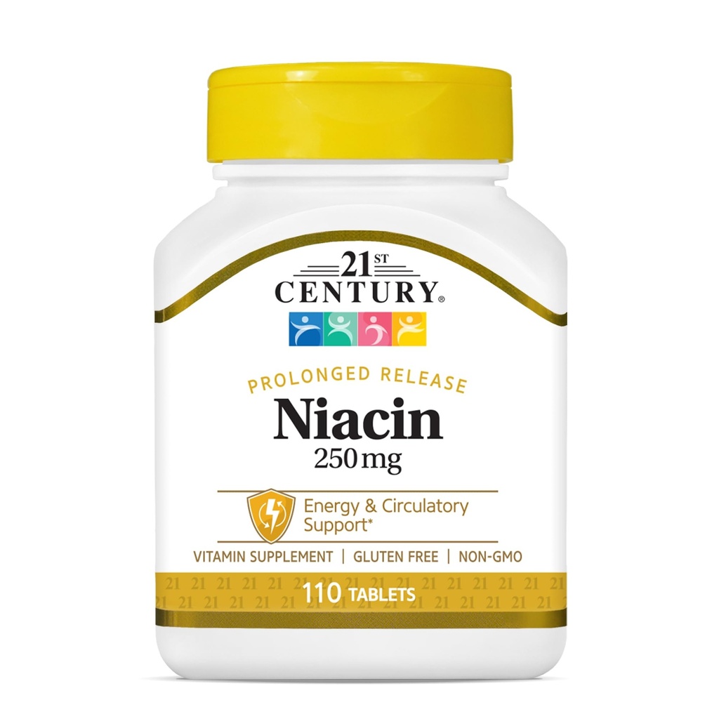 Abad 21 Niasin 250 mg Tablet, 11- Count (Paket 2)