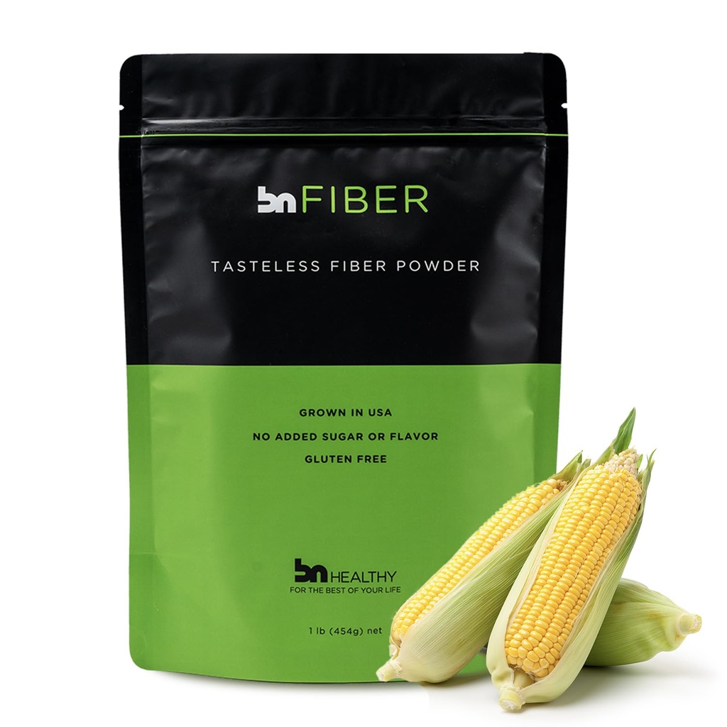 BN Helthy Fiber - Premium Corn Fiber Powder 450g - 100% Soluble Tastless Fiber Supplemen untuk Kesehatan Digetical and Weight Management - Gluten Free and Sugar Free