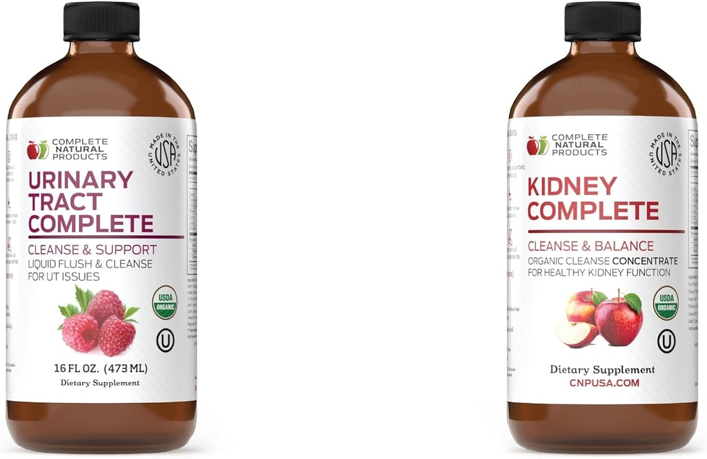 Complete Natural Product Urinary Tract Complete 16oz & Kidney Complete 16oz Bundle