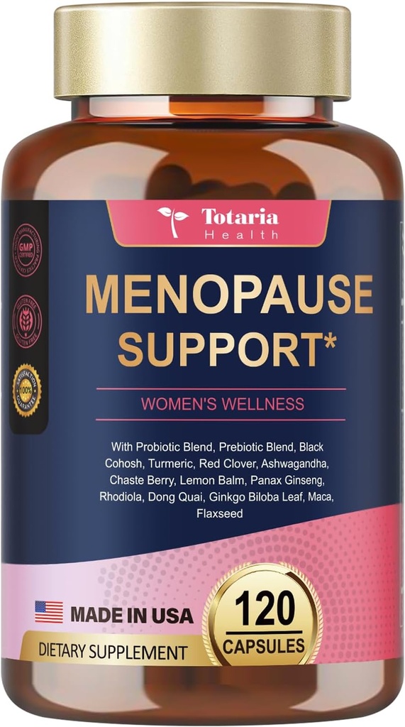 Suplemen Menopause bagi Perempuan, Multibenes & Complete Black Cohosh, Dong Quai Root dan Lebih Herbal Blends, Probiotic dan Prebiotik