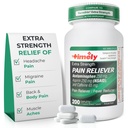 TIME- CAP LABS, INC. TithatExtra Strength Headache Relief - Acetaminophen with Aspirin & Caffeine (200 Caplets) - Headlache, Migraine & Back and Body Pain & Muscle Aches - Extra Kekuatan - Dibuat di USA