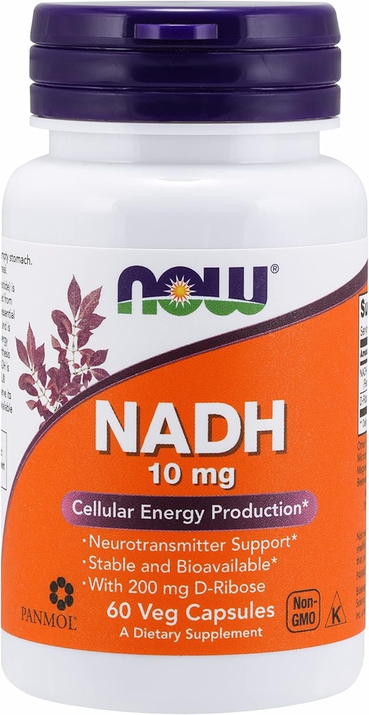 NADH dengan Ribose, 10 mg, 60 Veg Caps oleh Sekarang Foods (Paket 3)