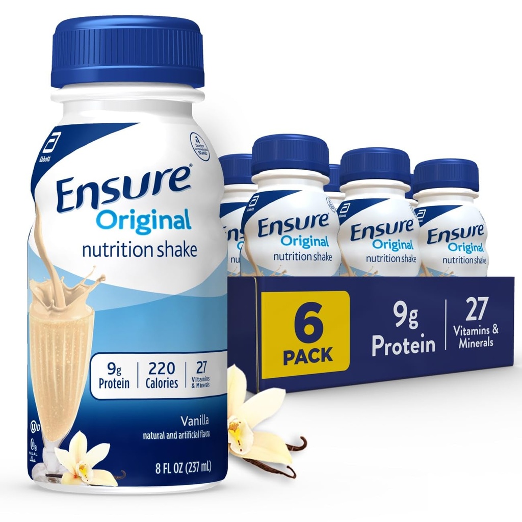 Pastikan Asli Vanilla Nutrition Shake 124; Pengganti Meal Shake 124; 6 Pack