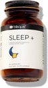 Blisque - Suplemen Bantuan Bantuan Tidur Natural (Natural Sleep Aid Support) untuk Sunyi 124; Doctor- Approved 124; with Melonatin, Valerian Root, and Passion Flower 124; 90 Capsules 124; Vegan