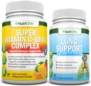 Super Vitamin C Complex Tablet & Lung Dukung Capsules Combo - Targeted Lung Health Support