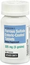 Ferrous Sulfate 325mg Hiburan-Tablets berlapis 100 Count