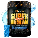 ALPHA LION Superhuman Burn- 2 dalam 1 Metabolisme Booster Pre Workout dan Thermogenic Fat Burner for Men - Appetite Suppresant and Weight Los Suppplemen (21 Pelayan Beruang Biru Biru)
