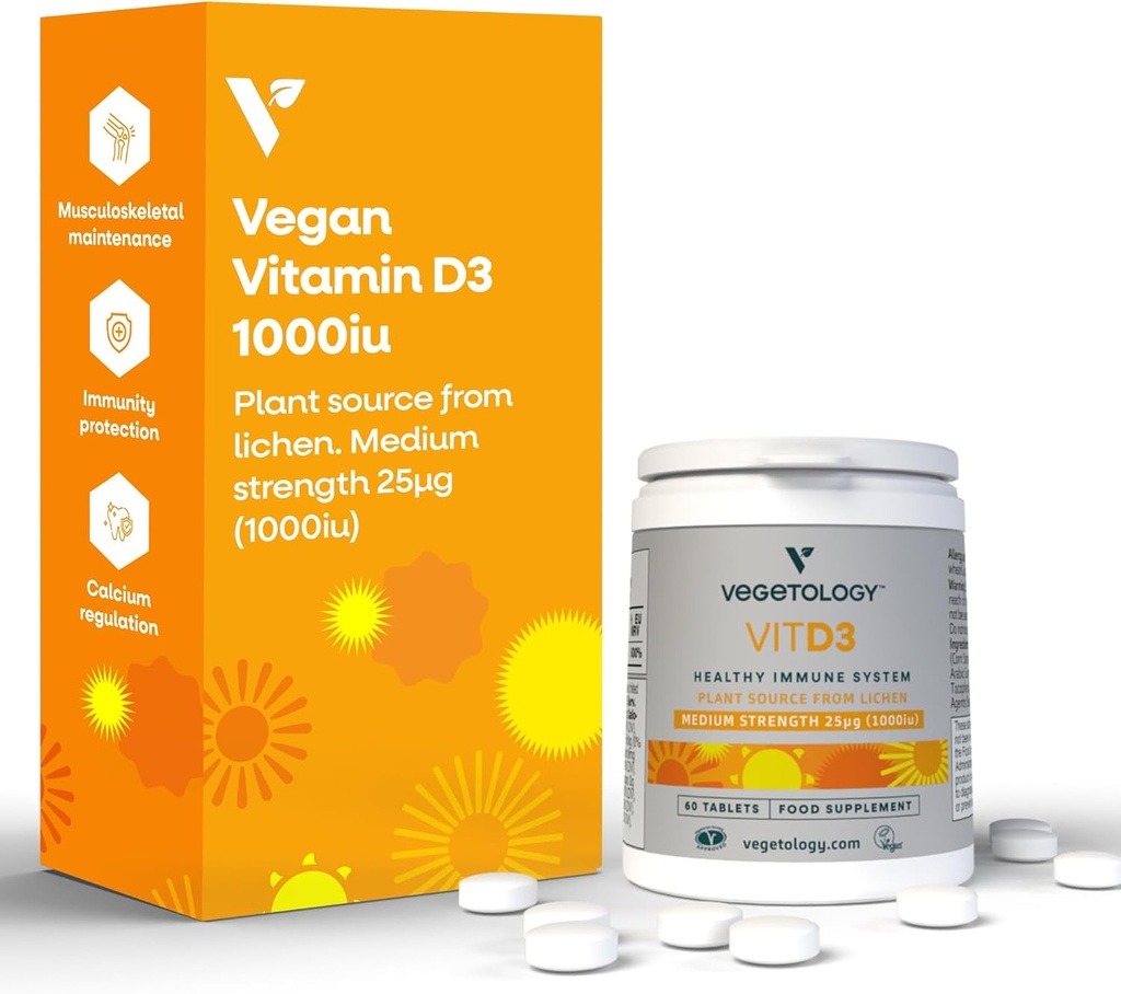 Tabletnya Chewable Vitamin D3 - Suplemen V3 V3 Vitamin (60CT)