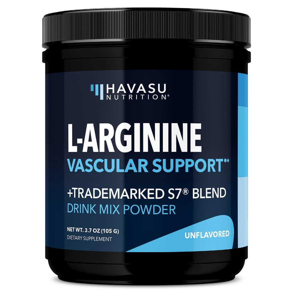 L-Arginine Powder - Nitric Oxide Suplement for Men and Women with L-Citrulline and Beet Root - Pra dan Post Workout Dukungan untuk Endurance dan Recovery - Tanpa Rasa, Persediaan 1 Bulan (30 Scoops)
