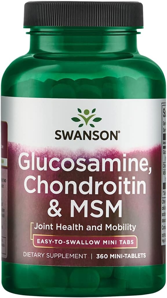 Mini- Tab Glucosamine, Chondroitin & Masm 750 / 600 / 300 mg 360 Mini- Tab
