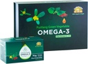 Sayuran Hijau Omega 3 Ditambah Omega 6.7,9, Dibuat dari Purslane Dan Benih Perilla. Ini mengandung lebih dari 61% konsentrasi dari ALA Omega 3-Yang Tertinggi Kemungkinan Tanpa Additives Kimia