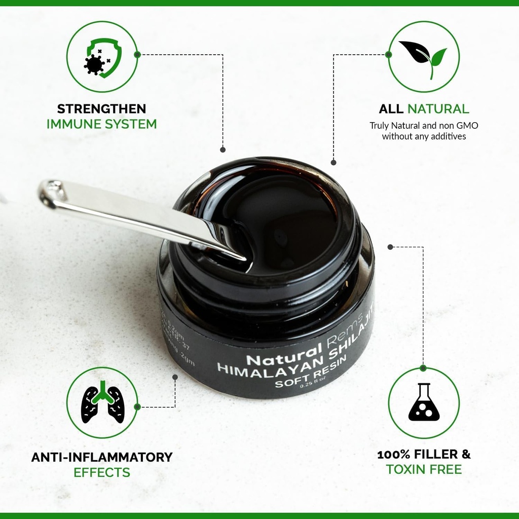 Rem Organik Shilajit Shilajit Pure Hilayan Organik Pure Shilajit Fulvic Aclement