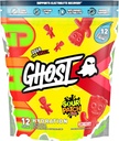 Paket Hidration GHOST, Sour Patch Kids Redberry, 12 Sticks, Electrolite Powder - Drink Mix Suplemen Magnesium, Potusium, Kalsium, Vitamin C - Vegan, Bebas Soy, Sugar & Gluten