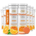 SIGNIFY NATURE Vitamin C 1000mg Effervescent Tablet - Imposemune Dukung VIT C dengan suplemen Zinc - Sugar- Free ForVegan Formula 124; Dissolvable Vitamin C Tablet - Air Soluble Fizzy Elixir - 80CT