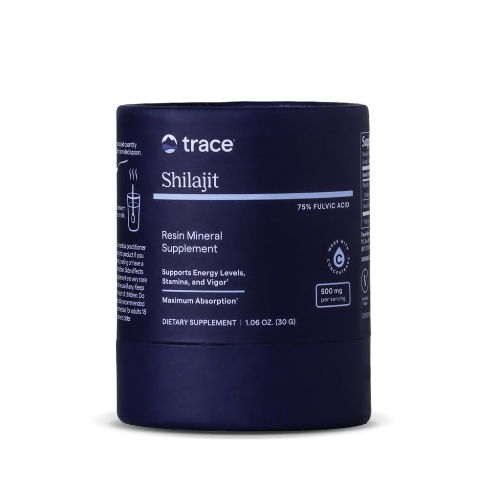 Telusuri Mineral Shilajit Resin 500mg - Suplemen Dietary for Brain & Digetical Health & Daily Energy - Formula with Fulvic Acid - 30g (About 60 Servings)