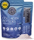 EAT WELL PREMIUM Foods Collagen Peptides Powder Protein 45 Servis, 16oz, Collagen for Skin, Bone and Joint Dukung, Tipe I & III Grass Fed Collagen Suplemen Perempuan dan Pria, Keto, Amino Accids