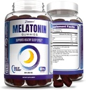 Zammex Melonatin Gummies 5mg 124; 60 Count 124; Sleep Suplemen untuk Orang Dewasa 124; Obat Free Sleep Gummy 124; Natural Berry Flavor 124; Vegan, Non-GMO, Gluten Free